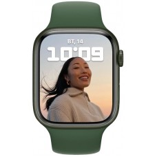Apple Watch Series 7 45mm GPS Green Aluminum Case With Green Sport Band